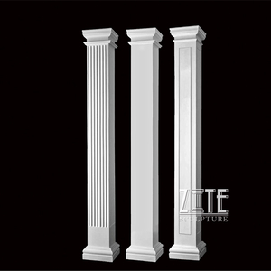 สวนกลางแจ้งเครื่องประดับหินอ่อนเสาโรมันคอลัมน์ - Product Image 4