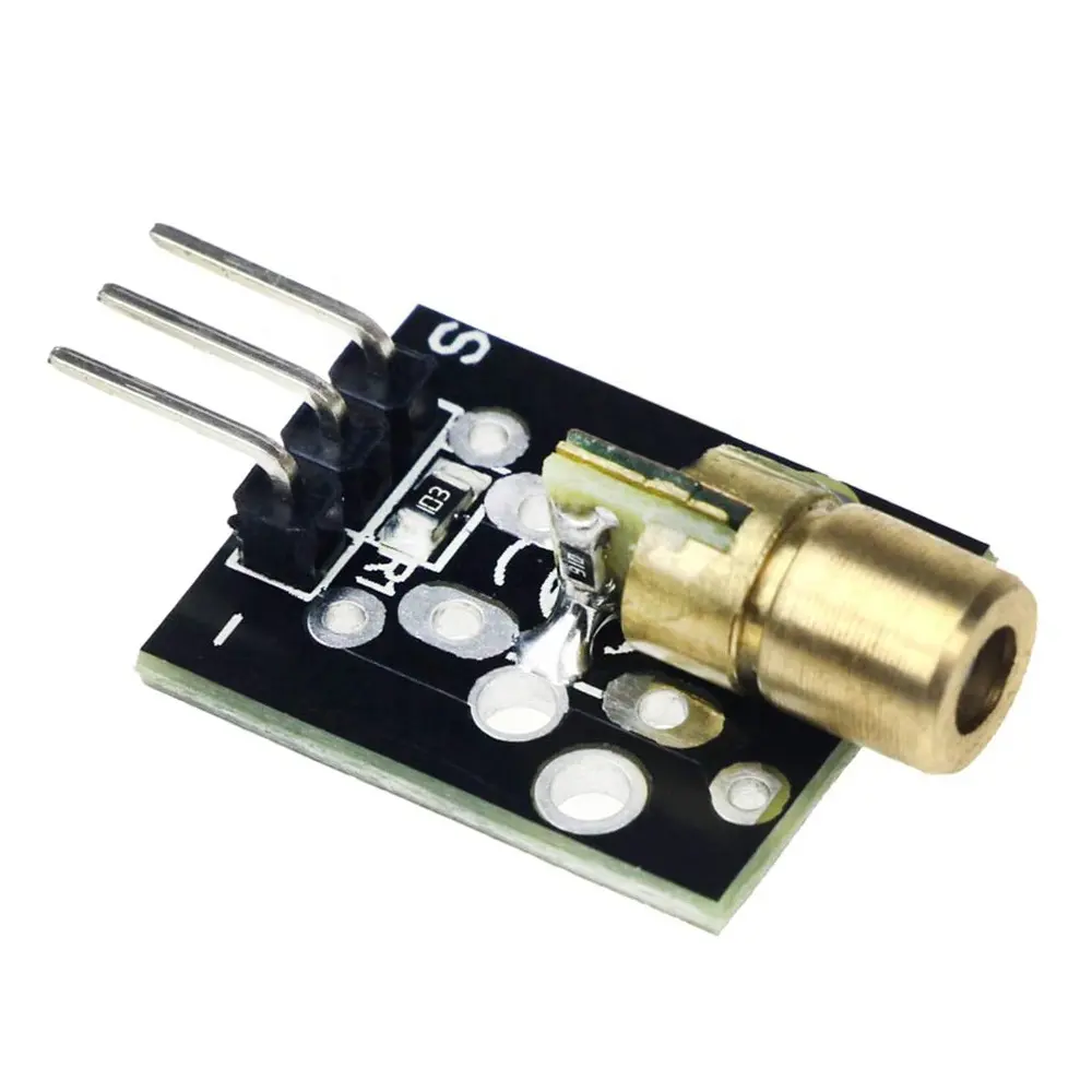 KY-008 3pin 650nm Red Laser Transmitter Dot Diode Copper Head Module for Ardu DIY Kit