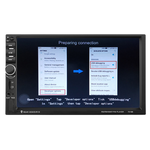 Apoyo teléfono A2DP BT música llamadas manos libres <span class=keywords><strong>de</strong></span> coche universal mp5 jugador para bmw - Product Image 4