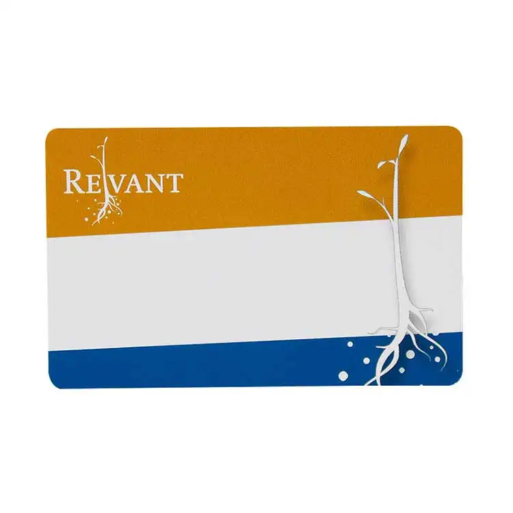 RFID Aangepaste Haarlijn Goud/Zilver PVC Card IC/Id-kaart
