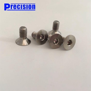 <span class=keywords><strong>Avellanada</strong></span> con hueco <span class=keywords><strong>perno</strong></span> de titanio 4x8mm de <span class=keywords><strong>cabeza</strong></span> plana tornillo hexagonal - Product Image 5
