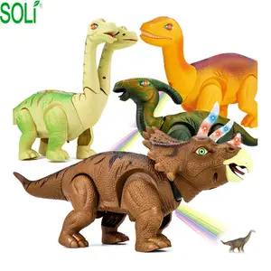 Modelo de dinosaurio eléctrico para niños, juguete de simulación, superventas
