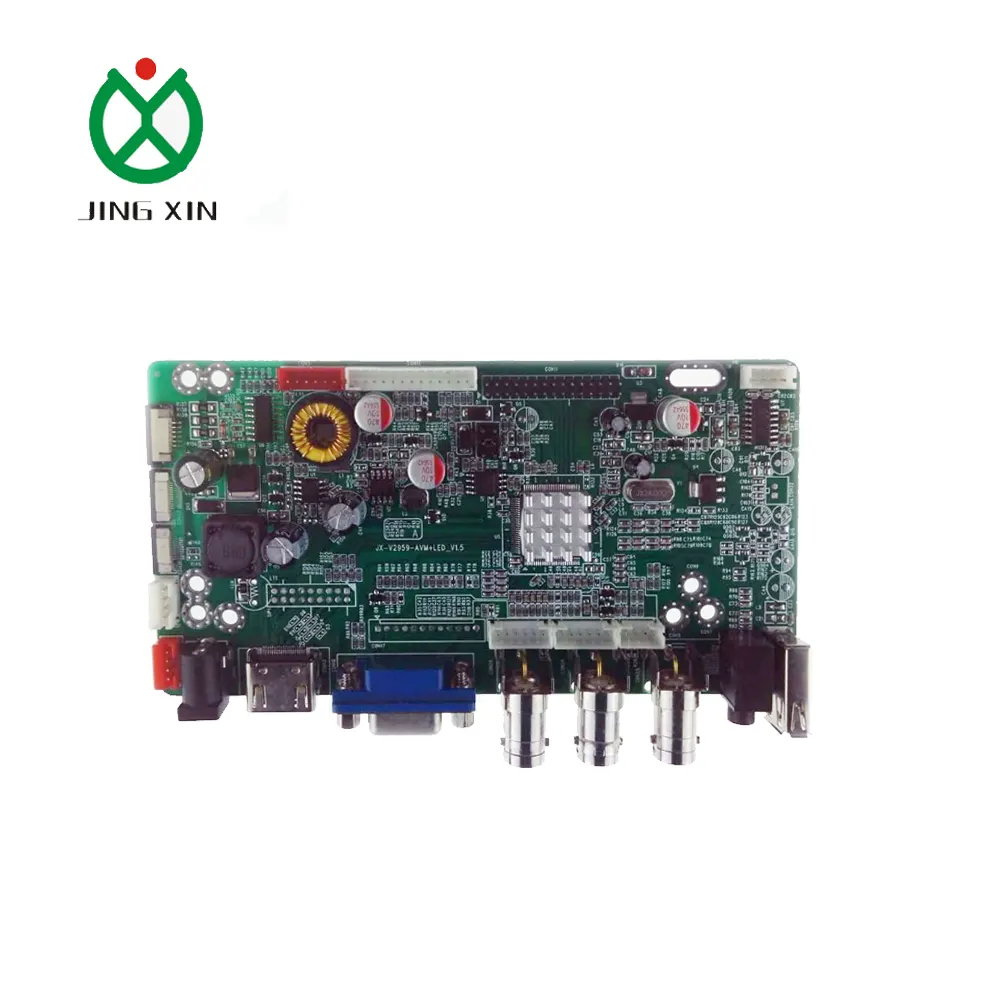LVDS لوحة تحكم مع AV CVBS PC VGA HDMI تدعم الدقة