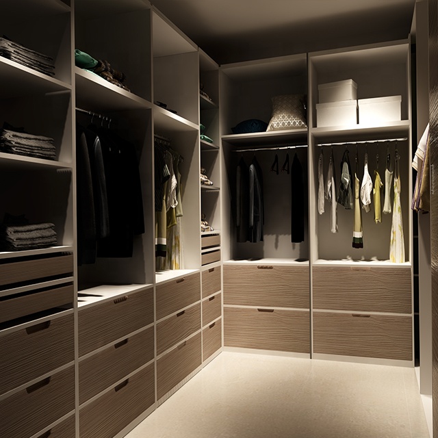 Vermonhouzz L-образный простой дизайн, деревянный Тканевый шкаф, мебель, сделано в Китае