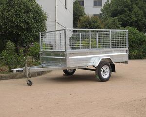 <span class=keywords><strong>Remolque</strong></span> de jaula <span class=keywords><strong>basculante</strong></span> manual fácil, barra de tiro más larga y ligera - Product Image 3