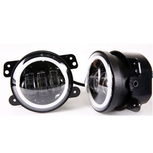 4 pulgadas luces <span class=keywords><strong>de</strong></span> niebla <span class=keywords><strong>de</strong></span> Ojos <span class=keywords><strong>de</strong></span> Ángel niebla faros LED <span class=keywords><strong>faro</strong></span> para Jeep wrangler Jeep Offroad Motor luces - Product Image 4