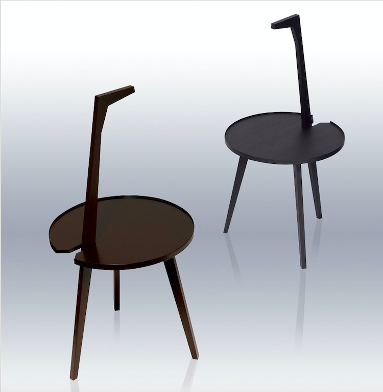 Table d'appoint en bois café table