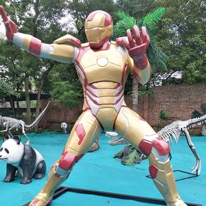 Estatua de fibra de vidrio tamaño real, iron man, a la venta - Product Image 1
