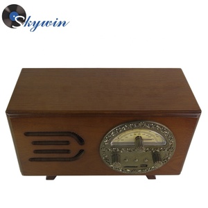 De Madera de estilo de retro vintage AM/FM casa con radio con USB/SD/jack de <span class=keywords><strong>entrada</strong></span> de Audio - Product Image 2