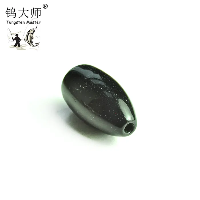 Tungsten Flipping Weights Black Bullet Shape Fishing Sinkers