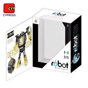 Reloj de Pulsera Digital de <span class=keywords><strong>Dibujos</strong></span> <span class=keywords><strong>Animados</strong></span>, Reloj de Juguete Intercambiable con Robot para Niños - Product Image 6