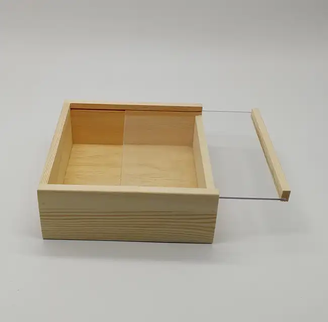 Vendita calda di legno di pino scatole regalo assortiti taglie
