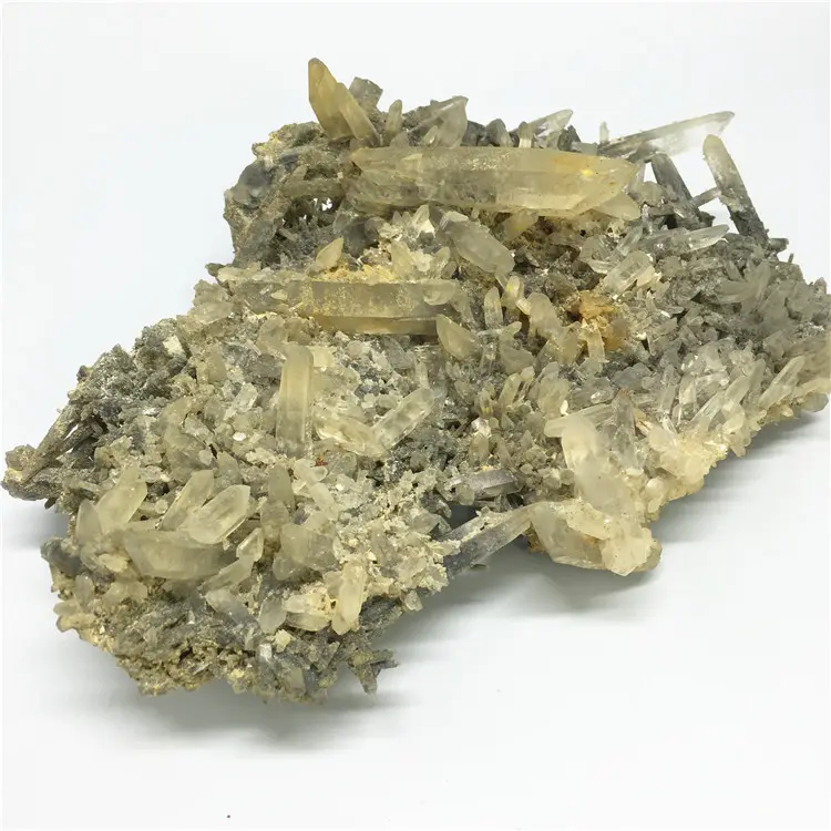 Grande Formato Roccia di Quarzo Naturale Minerale Campioni Cluster di Cristallo Per La Decorazione Domestica