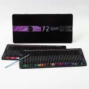 Set artistico superiore 48/72/120 colori Set di matite professionali, matite colorate ad acquerello Premium di vendita calda 72