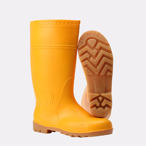<span class=keywords><strong>Amarillo</strong></span> de seguridad Botas de lluvia del PVC punta de acero botas - Product Image 1
