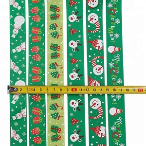 25mm de árbol de Navidad de poliéster <span class=keywords><strong>cinta</strong></span> impresa <span class=keywords><strong>cinta</strong></span> tejer grogrén Feliz Navidad decoración celebrar <span class=keywords><strong>cinta</strong></span> - Product Image 3