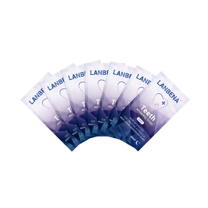 LANBENA brillant blanc blanchiment des dents bandes sèches pour la nuit - Product Image 1