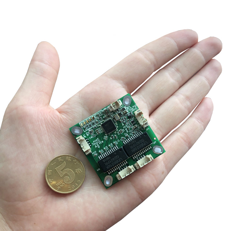 38x38mm 4 порта Ethernet коммутатор для камеры видеонаблюдения