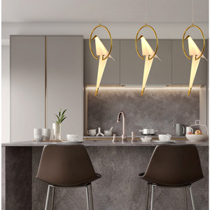 โคมไฟระย้าอะคริลิครูปน<span class=keywords><strong>ก</strong></span>แบบทันสมัยไฟ LED ห้อยสำหรับร้านอาหาร - Product Image 2