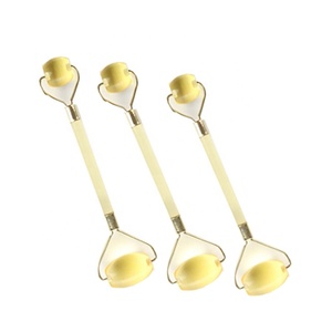 2019 nuevo diseño de belleza Facial cara de la herramienta para adelgazamiento de cuerpo masajeador Natural Jade rodillo - Product Image 3