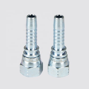 Raccordi Idraulici JIC Americani in Acciaio al Carbonio 26711-06-06, Connettore Diritto per Tubi Idraulici Zincato - Product Image 2