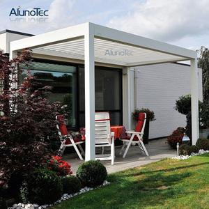 Cubiertas de aluminio impermeables para patio Apertura eléctrica Sistema de techo <span class=keywords><strong>Pergola</strong></span> - Product Image 4