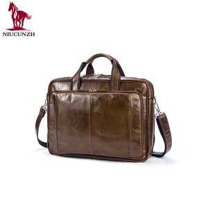 OEM ODM personalizado negocios de cuero mensajero portátil bolso maletín importación al por mayor bolso de mano de China - Product Image 3