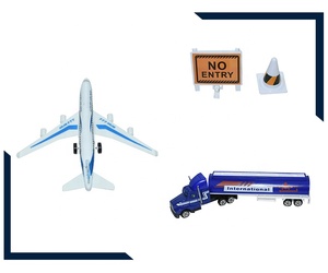 Diseño lindo <span class=keywords><strong>de</strong></span> los niños avión modelo aeropuerto juguetes para la venta - Product Image 4