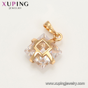 34867 xuping <span class=keywords><strong>Colgante</strong></span> de <span class=keywords><strong>Piedra</strong></span> <span class=keywords><strong>Blanca</strong></span> con Forma de Caja de Regalo con una Sola <span class=keywords><strong>Piedra</strong></span> - Product Image 5
