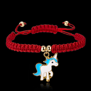 สร้อยข้อ<span class=keywords><strong>ม</strong></span>ือเชือกถักสีแดงปรับได้ ประดับ<span class=keywords><strong>ม</strong></span>้าสีชมพู น่ารัก สไตล์ส่วนตัว สำหรับผู้หญิง - Product Image 3