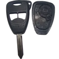 Бесключевой пульт дистанционного управления брелок 3 + 1 кнопка для ключа Chrysler 300C заготовка с чехлом