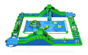Dijual Taman Air Tiup Tanah Taman Portabel dengan Rintangan - Product Image 2