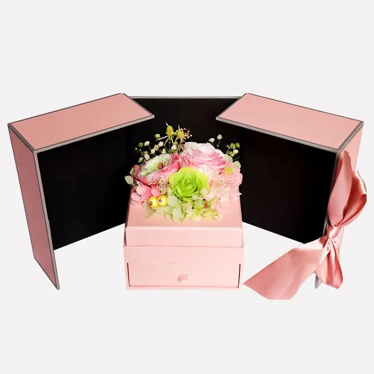 Valentine's Day Gifts Rose Carnation Austin Eternal life flower gift box wholesale