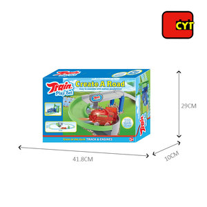 Montaggio flessibile tracce elettrico incandescente treno modello set con 100 pz - Product Image 6