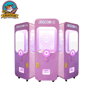 ピンクのキッズコイン式ゲーム機メタルラッキーツイストエッグ自動販売機 - Product Image 6