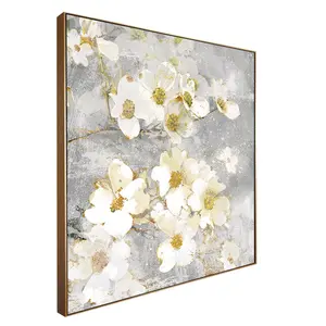 Trang Trí Nội Thất Trắng Mận Blossom Canvas In Tranh Tường Nghệ Thuật Để Bán