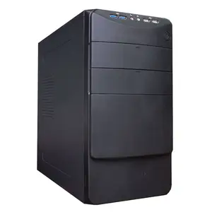 الأكثر مبيعًا عينة مجانية سطح المكتب cpu tower pc case مع مكبر صوت إنذار مجرى الهواء بدون برغي