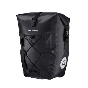 ODM COME-002 Asciutto Impermeabile Incatramata Del PVC 27L Messaggero Bicicletta Cremagliera Cremagliera di Alimentari Carrier Doppio Posteriore di TPU Sacchetto <span class=keywords><strong>Bici</strong></span> di Riciclaggio borse laterali - Product Image 4