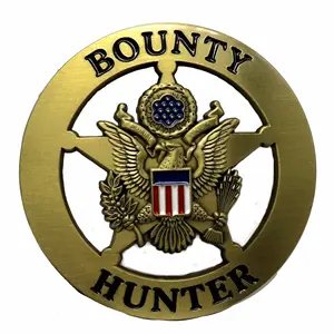 La migliore vendita personalizzato di sicurezza in metallo pin badge uniforme insignia