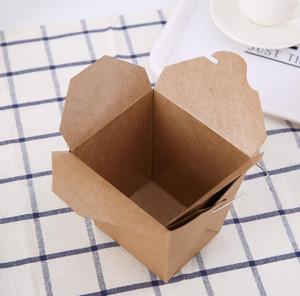 Customized Environmental protection Kraft Paper Packing Takeout Noodle <strong>Lunch</strong> Food <strong>Cardboard</strong> Paper Packaging Pasta <strong>Box</strong> - Product Image 3