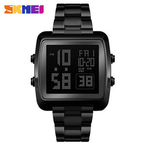 Skmei <span class=keywords><strong>Orologio</strong></span> Da <span class=keywords><strong>Uomo</strong></span> Nero Digitale A Led In Acciaio Inox Cinturino In <span class=keywords><strong>Oro</strong></span> <span class=keywords><strong>Rosa</strong></span> Argento Sport degli uomini di Modo <span class=keywords><strong>Orologio</strong></span> Da Polso Orologi da <span class=keywords><strong>Uomo</strong></span> 1369 - Product Image 4