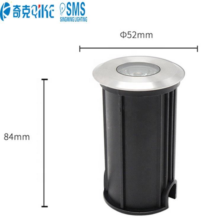 3 Вт rgb Водонепроницаемый светодиодный подземный светильник IP65, углубленный напольный наружный садовый светильник