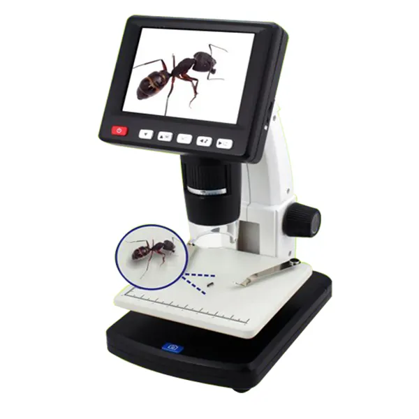 Microscope numérique de bureau LCD éducatif, 5mp, 1000x, modèle UM038