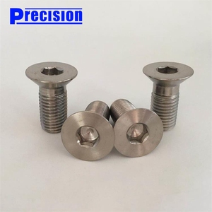 <span class=keywords><strong>Avellanada</strong></span> con hueco <span class=keywords><strong>perno</strong></span> de titanio 4x8mm de <span class=keywords><strong>cabeza</strong></span> plana tornillo hexagonal - Product Image 2