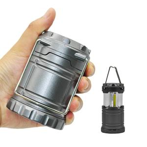 Lanterne LED portable COB Clover ABS, mini lampe blanche, utilisation en extérieur, jardin, suspension, étanche IP44, 3 piles AAA, urgence - Product Image 1