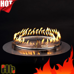 Acero inoxidable al aire libre <span class=keywords><strong>gas</strong></span> natural o LP fogón quemador anillo y plana pan kit con sistema de encendido electrónico - Product Image 2