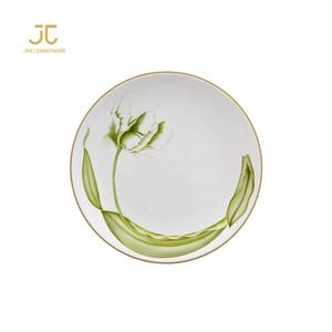 Placas bordeadas borde impresas aduana barata del cargador del oro blanco para casarse <span class=keywords><strong>el</strong></span> <span class=keywords><strong>restaurante</strong></span> usado - Product Image 3