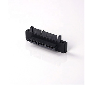 90도 7 + 15 SATA 22 핀 남성 22 핀 여성 각도 어댑터 - Product Image 3