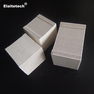 Accumulateur de chaleur en céramique aluminée en nid d'abeille de 150*150*300 mm et substrat d'accumulation thermique - Product Image 5