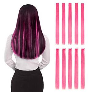 Commercio all'ingrosso dei capelli umani brasiliani del virgin di remy di colore rosa caldo clip in estensioni dei capelli - Product Image 2